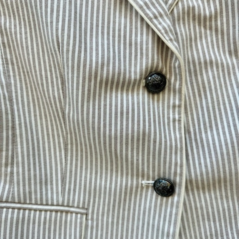 GAP Women’s Vertical Strip Blazer Size 6